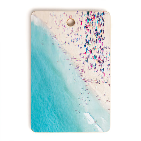 Ingrid Beddoes beach summer fun Cutting Board Rectangle