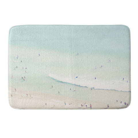 Ingrid Beddoes Beach Summer Fun I Memory Foam Bath Mat