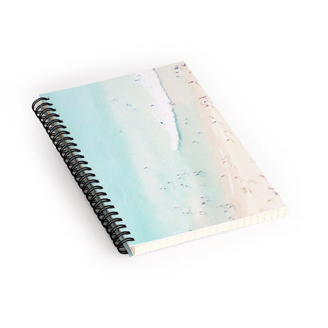 Ingrid Beddoes Beach Summer Fun I Spiral Notebook