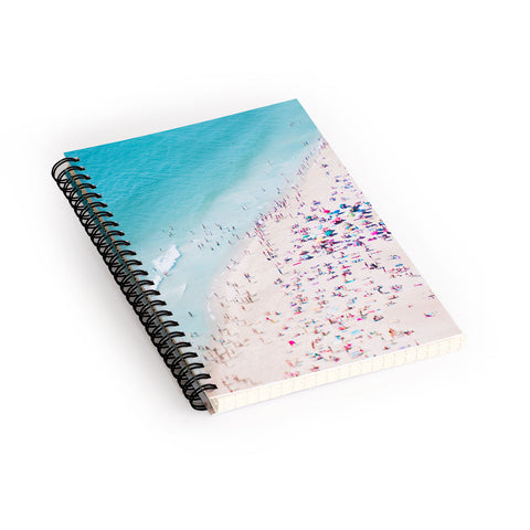 Ingrid Beddoes beach summer fun Spiral Notebook