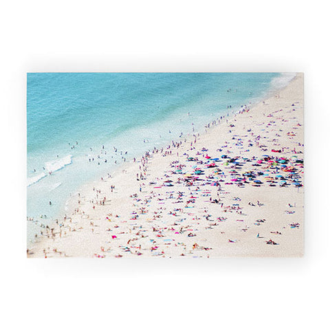 Ingrid Beddoes beach summer fun Welcome Mat