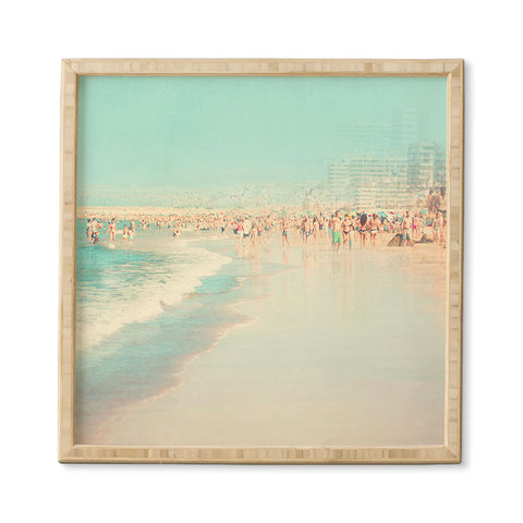 Ingrid Beddoes Beach Summer I Framed Wall Art