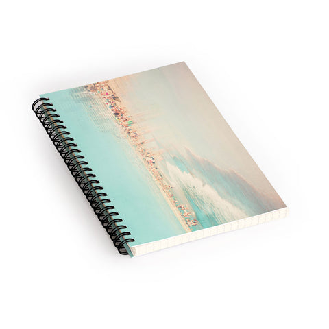 Ingrid Beddoes Beach Summer I Spiral Notebook