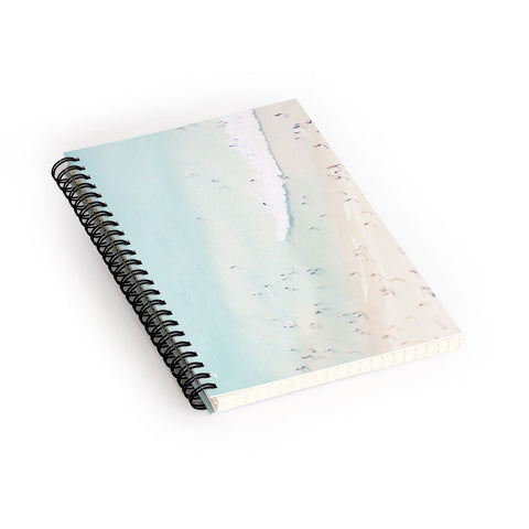Ingrid Beddoes Beach Summer Love ll Spiral Notebook
