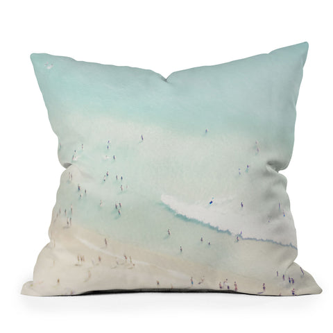 Ingrid Beddoes Beach Summer Love ll Throw Pillow