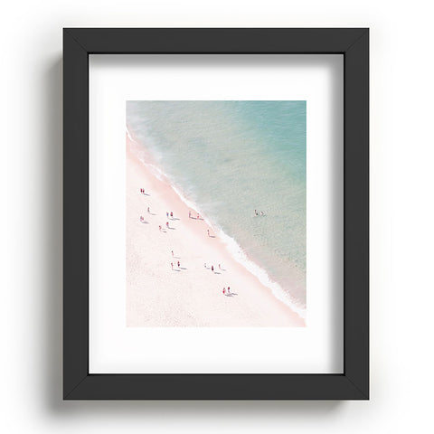 Ingrid Beddoes beach summer of love Recessed Framing Rectangle