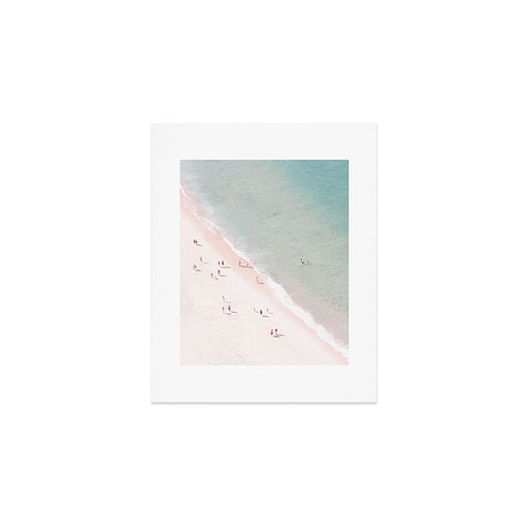 Ingrid Beddoes beach summer of love Art Print