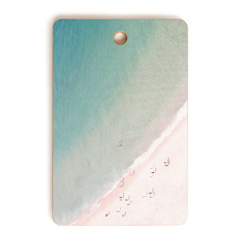 Ingrid Beddoes beach summer of love Cutting Board Rectangle
