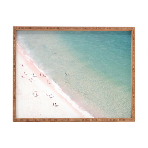 Ingrid Beddoes beach summer of love Rectangular Tray