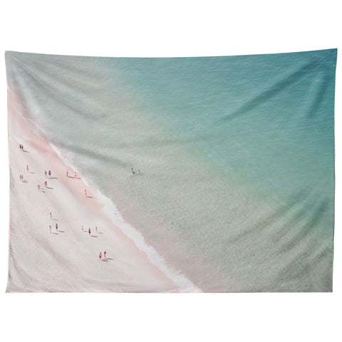 Ingrid Beddoes beach summer of love Tapestry