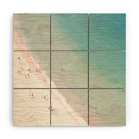 Ingrid Beddoes beach summer of love Wood Wall Mural