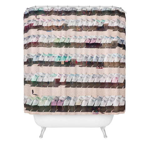 Ingrid Beddoes beach summer Shower Curtain