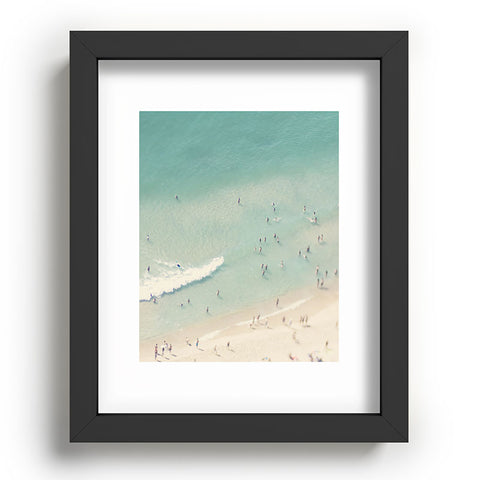 Ingrid Beddoes Beach Summer Waves Recessed Framing Rectangle