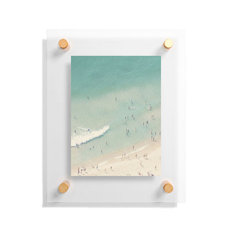 Ingrid Beddoes Beach Summer Waves Floating Acrylic Print