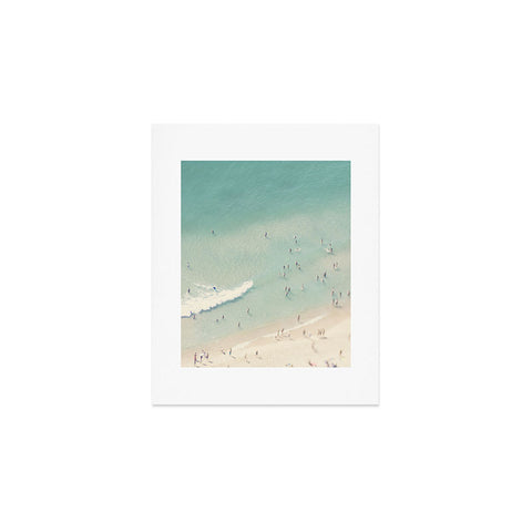 Ingrid Beddoes Beach Summer Waves Art Print
