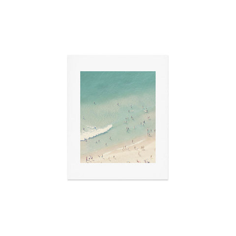 Ingrid Beddoes Beach Summer Waves Art Print