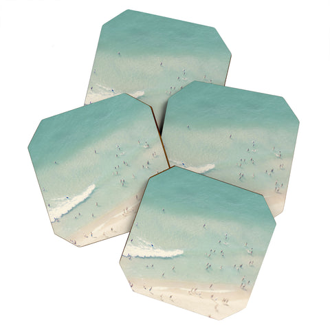 Ingrid Beddoes Beach Summer Waves Coaster Set