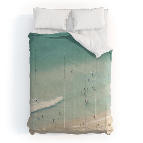 Ingrid Beddoes Beach Summer Waves Comforter