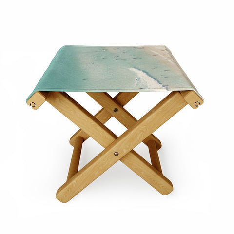 Ingrid Beddoes Beach Summer Waves Folding Stool