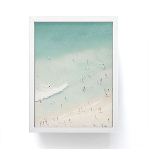 Ingrid Beddoes Beach Summer Waves Framed Mini Art Print