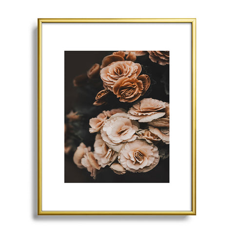 Ingrid Beddoes Begonia Flowers Metal Framed Art Print