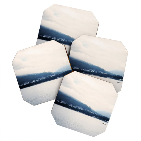 Ingrid Beddoes Blue Waters I Coaster Set