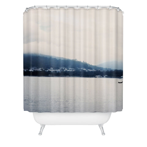 Ingrid Beddoes Blue Waters I Shower Curtain