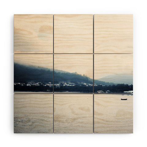 Ingrid Beddoes Blue Waters I Wood Wall Mural