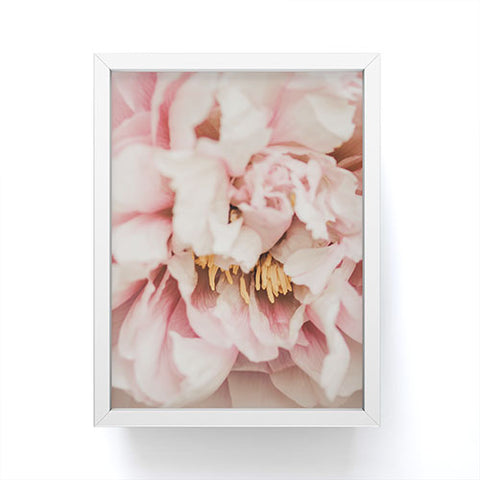 Ingrid Beddoes Blush Pink Peony Framed Mini Art Print