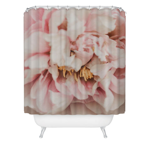 Ingrid Beddoes Blush Pink Peony Shower Curtain