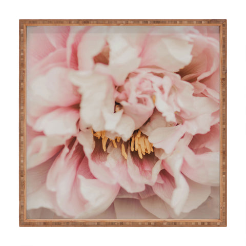 Ingrid Beddoes Blush Pink Peony Square Tray