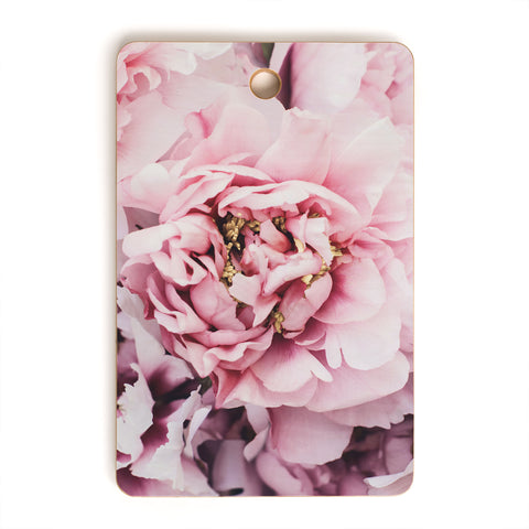Ingrid Beddoes Blushing Pink Peonies Cutting Board Rectangle