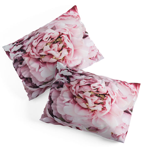 Ingrid Beddoes Blushing Pink Peonies Pillow Shams