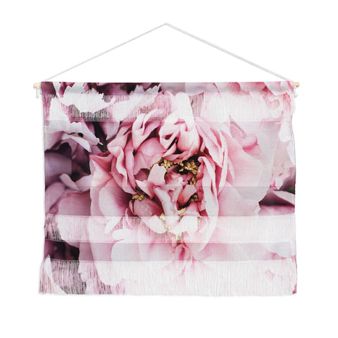 Ingrid Beddoes Blushing Pink Peonies Wall Hanging Landscape