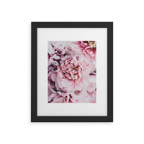 Ingrid Beddoes Blushing Pink Peonies Framed Art Print