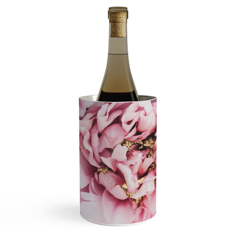 Ingrid Beddoes Blushing Pink Peonies Wine Chiller