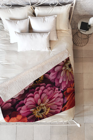 Ingrid Beddoes Bouquetlicious Fleece Throw Blanket