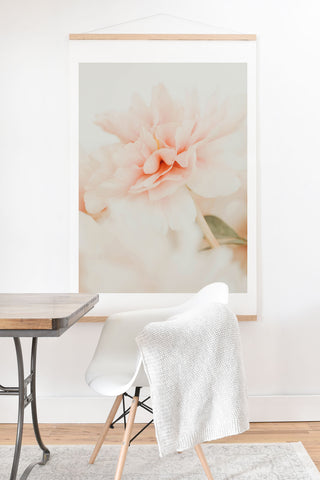 Ingrid Beddoes Burnt Orange Peony Art Print And Hanger