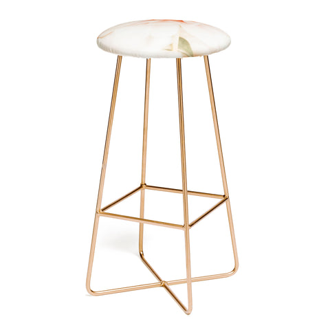 Ingrid Beddoes Burnt Orange Peony Bar Stool