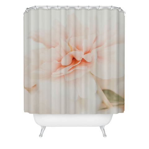 Ingrid Beddoes Burnt Orange Peony Shower Curtain