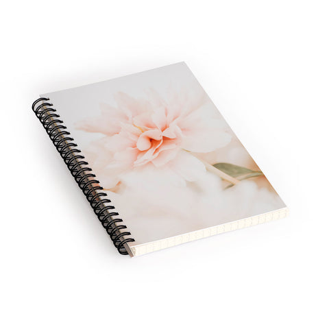 Ingrid Beddoes Burnt Orange Peony Spiral Notebook