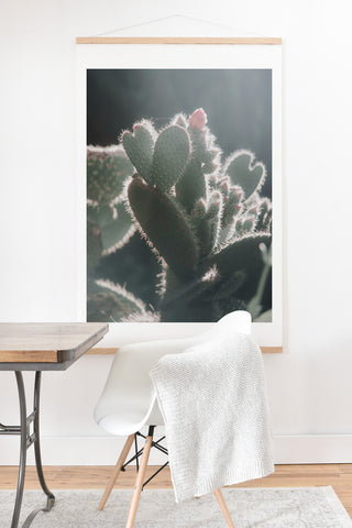 Ingrid Beddoes cactus love Art Print And Hanger