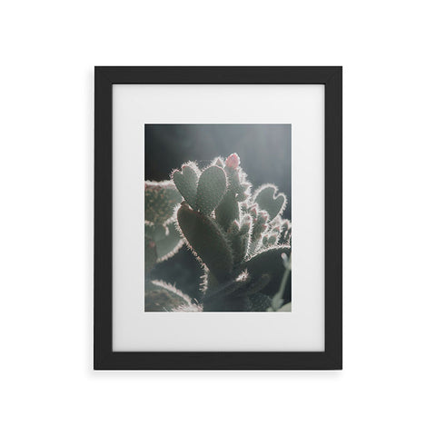 Ingrid Beddoes cactus love Framed Art Print
