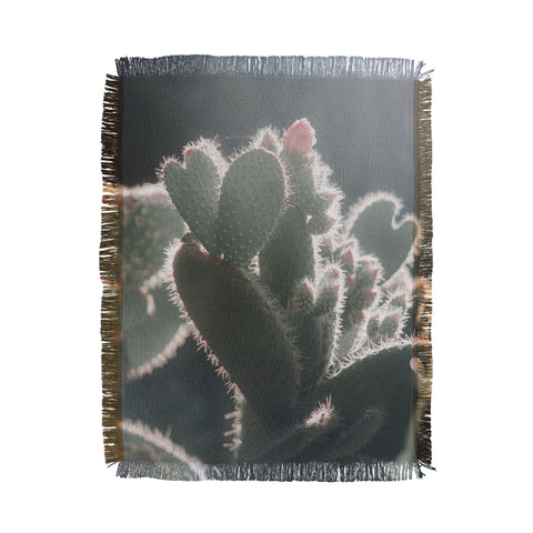 Ingrid Beddoes cactus love Throw Blanket