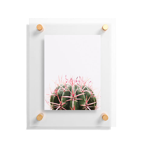 Ingrid Beddoes cactus red Floating Acrylic Print