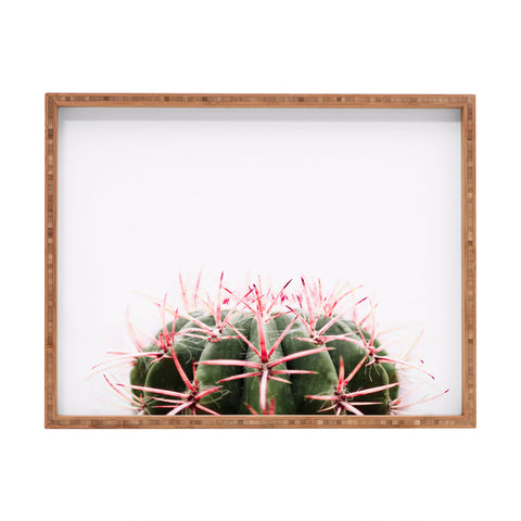 Ingrid Beddoes cactus red Rectangular Tray