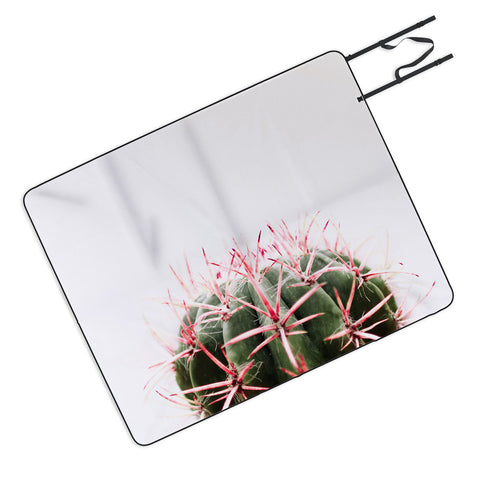 Ingrid Beddoes cactus red Picnic Blanket