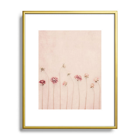 Ingrid Beddoes Cameo Pink Metal Framed Art Print