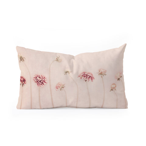 Ingrid Beddoes Cameo Pink Oblong Throw Pillow