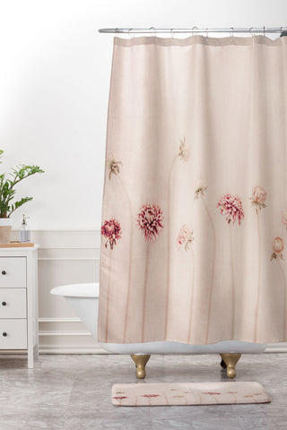 Ingrid Beddoes Cameo Pink Shower Curtain And Mat